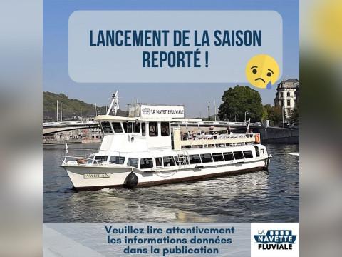 La navette fluviale restera à quai ce samedi 8 mai ! 