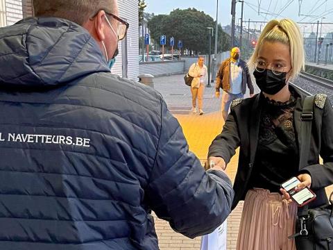 Semaine de la Mobilité : petit dej' offert par l'asbl Navetteurs.be 