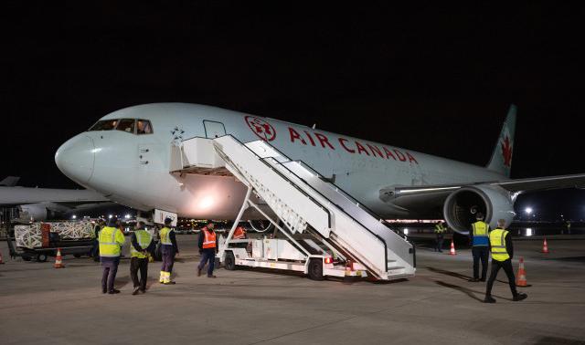 Le premier vol cargo Air Canada s'est posé à Liège Airport 
