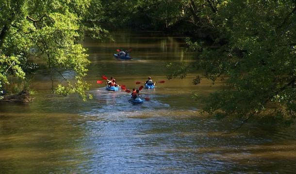 Les kayaks de retour sur l'Ourthe
