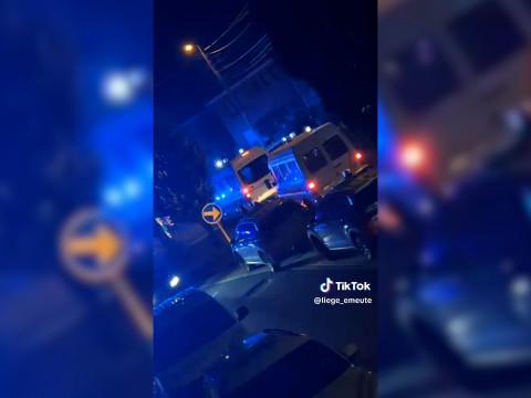 Nouvelle nuit d'émeutes à Oupeye: un bus et des voitures de police endommagés