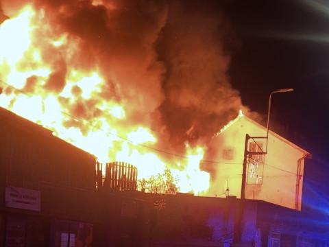 Gros incendie à Herstal 