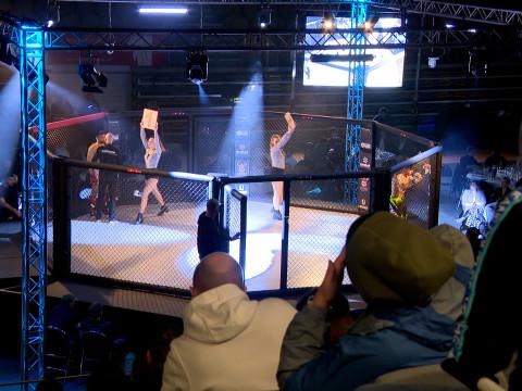 Clés de bras, coups de poing et de pieds: le gala de MMA au Country Hall a tenu ses promesses