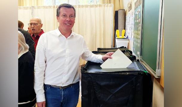 Frédéric Daerden (PS) confiant quant aux résultats: "Nous avons fait une bonne campagne"