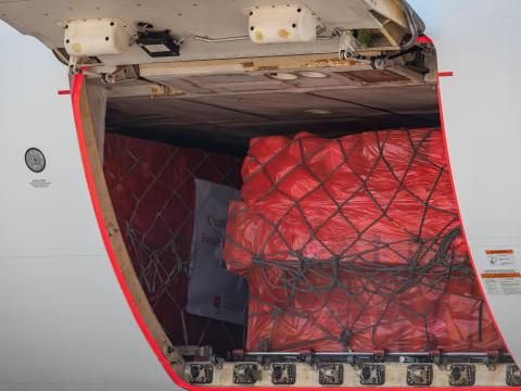 6 millions de masques arrivés à Liège Airport