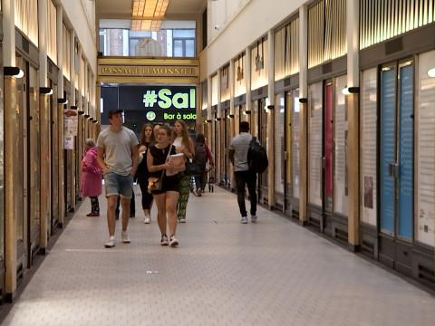  Plusieurs cellules vides dans le Passage Lemonnier