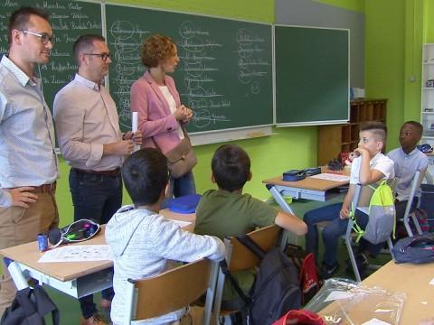 Jour de rentrée scolaire. Pour la ministre Schyns aussi