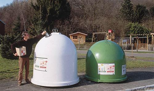 Aménagement des recyparcs : retrait des bulles à verre