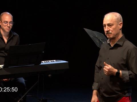 Angel Ramos Sanchez interprète Devos au C.C. de Seraing