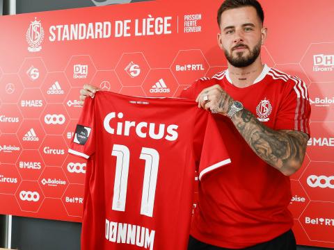 Donnum au Standard : "Je veux jouer l'Europe l'an prochain" 