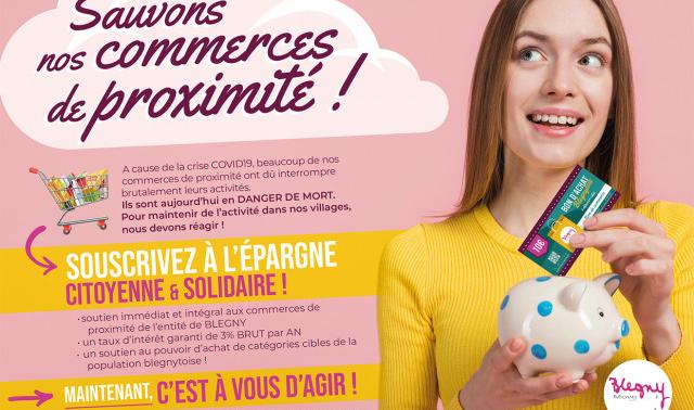Blegny lance une épargne citoyenne pour soutenir le commerce