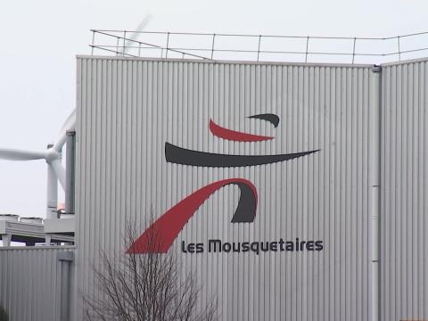 Blocage de la base Intermarché à Villers-le-Bouillet