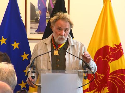 Bouli Lanners officiellement fait Commandeur du Mérite wallon