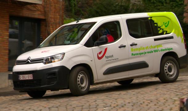 Bpost: le courrier des Liégeois livré sans émission de C02