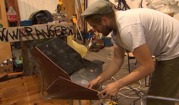 Caserne Fonck : la Braderie de l'Art, quand la récup s'expose