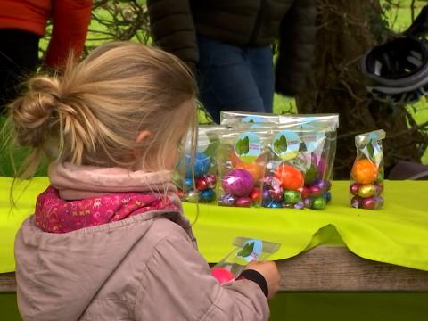 Ce lundi de Pâques, c'était la traditionnelle chasse aux œufs au Château de Jehay