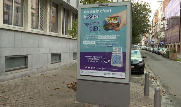 Ce soir, c'est rapport du GIEC : une campagne de sensibilisation de l'Uliège