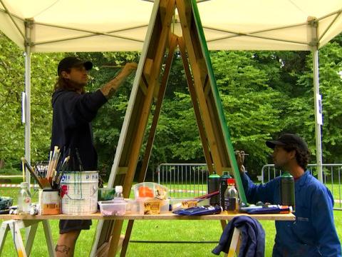 Chaudfontaine : Un concours de peinture en plein air