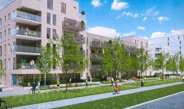 Projet de construction de 173 logements à Fléron.