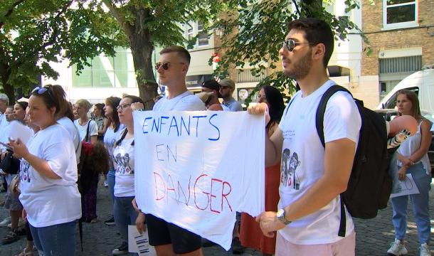 Liège : des centaines de manifestants en faveur de l'aide à la jeunesse