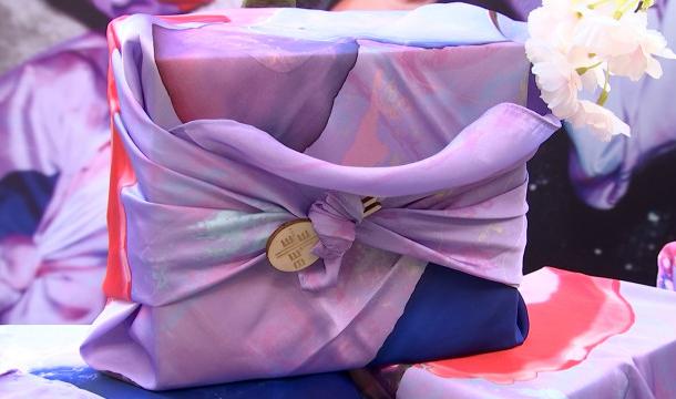 Des emballages furoshiki zéro déchet à Belle-île 