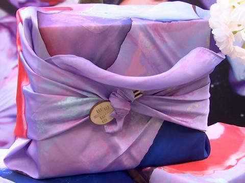 Des emballages furoshiki zéro déchet à Belle-île 