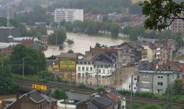 La vallée de la Vesdre entièrement sinistrée