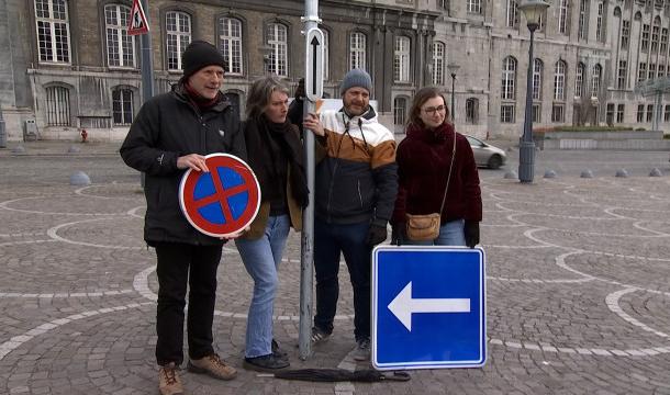 Vert Ardent contre l'impunité automobile à Liège 