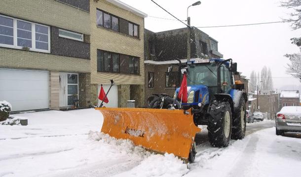 Un jour d'épandage à Liège 