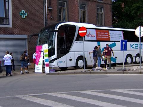 Ethias déploie ses cars mobiles de crise