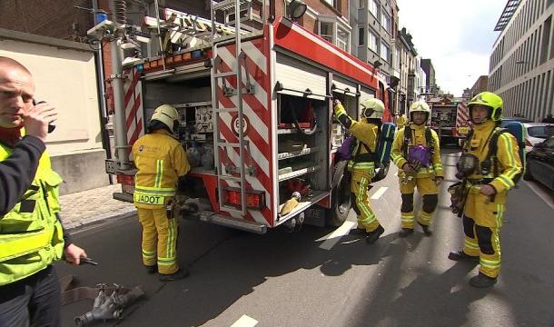 Explosion à Liège : deux personnes grièvement blessées