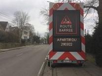 Fermeture de la Voie de l'Ardenne à Embourg 