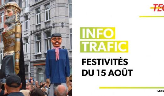 Fêtes du 15 août en Outremeuse : les déviations pour les bus