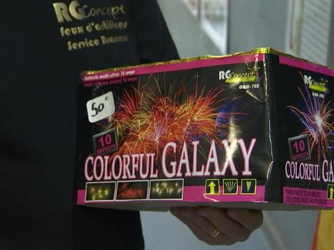Fin d'année et feux d'artifices pour particuliers