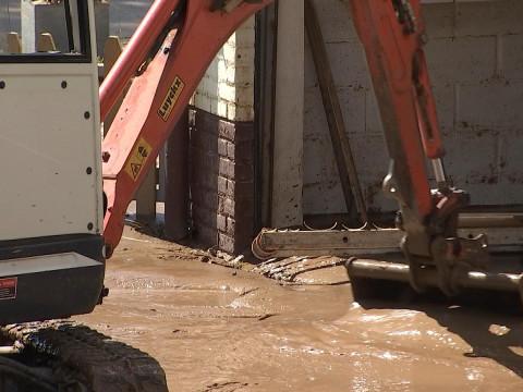 Fortes pluies et inondations en Hesbaye