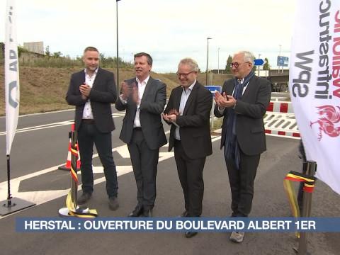Herstal : ouverture du Boulevard Albert 1er