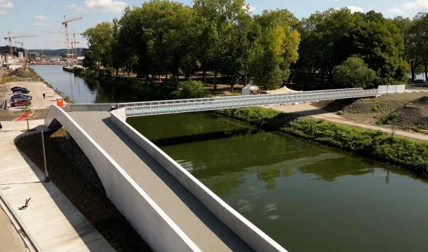 Inauguration de la passerelle des Reflets