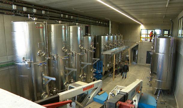 Installation de la cuverie de Vivardent