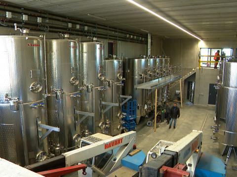 Installation de la cuverie de Vivardent