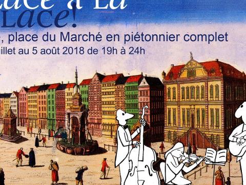 Mise en piétonnier estivale de la  Place du Marché