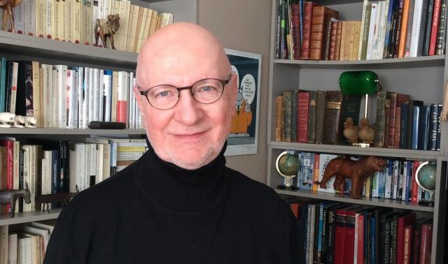 Jacques Mercier narrateur de Pierre et le loup avec l'OPRL