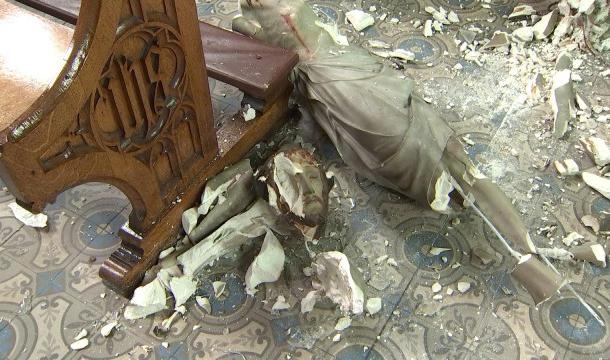 L’Église de Poulseur vandalisée 