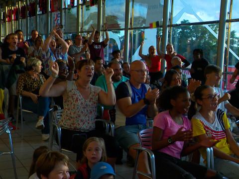 La fête à Naimette pour le troisième titre olympique de Nafi