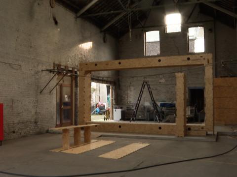La première wikihouse de Belgique bâtie à Liège