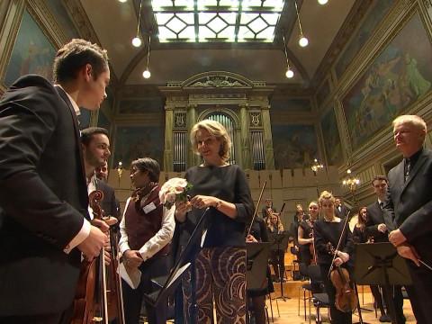 La reine Mathilde se passionne pour la musique à Liège