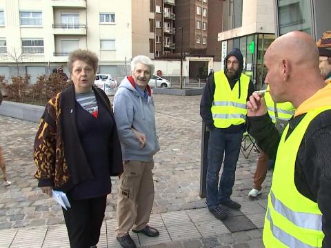 La Tour des Finances bloquée par les "Gilets Jaunes"