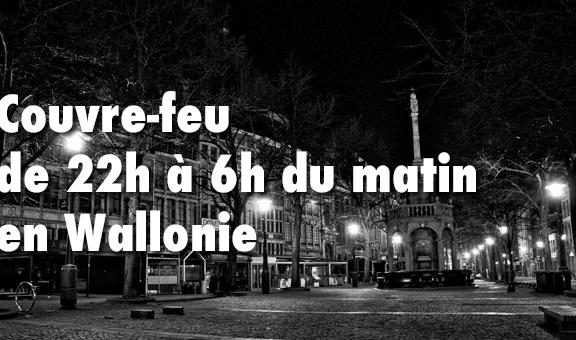 Le couvre-feu sera prolongé jusqu'au 13 décembre en Wallonie