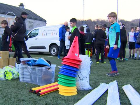 Le Panathlon Wallonie-Bruxelles offre du matériel au FC Trooz