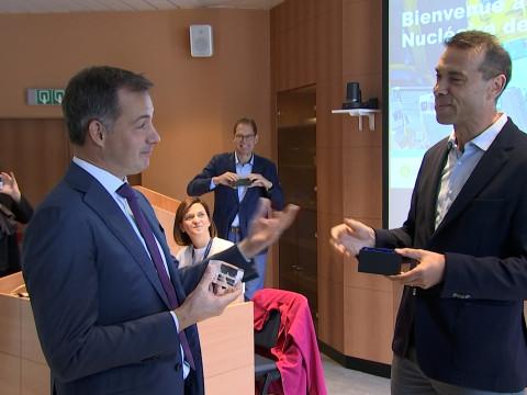 Le Premier en visite à la centrale nucléaire de Tihange