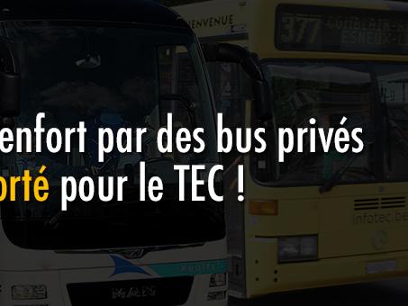 Le renforcement temporaire des lignes du TEC reporté au lundi 23 novembre